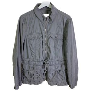 LOFT Gray UTILITY JACKET  Medium